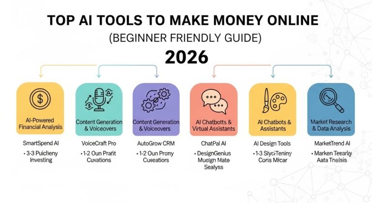 Top AI Tools to Make Money Online (Beginner Friendly Guide 2026)