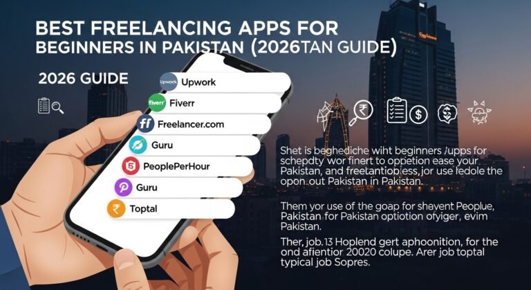 Best Freelancing Apps for Beginners in Pakistan (2026 Guide)